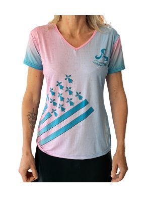 Tee-shirt Technique Running "KADOR" Femme, Ultra léger Quick Dry