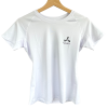 3 Tee-shirt Running "AOR" Femme, Blanc - Coupe Fit
