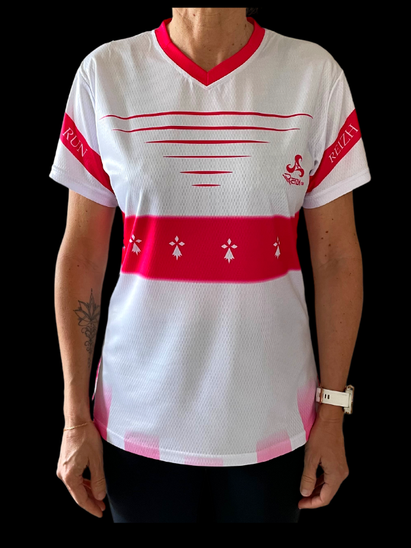 1 Tee-shirt Running "TREZ-HIR" Femme, Quick Dry
