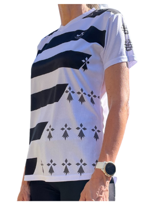 Tee-shirt  Running "PEN AR VIR" Femme,  Quick Dry