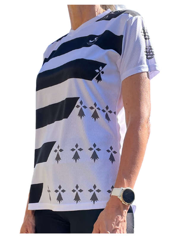 2 Tee-shirt Running "PEN AR VIR" Femme, Quick Dry