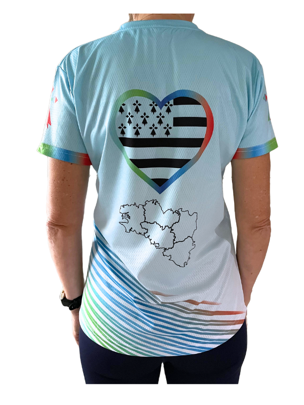 BREIZH KALON -1 Tee-shirt Running "BREIZH KALON" Femme, Quick Dry
